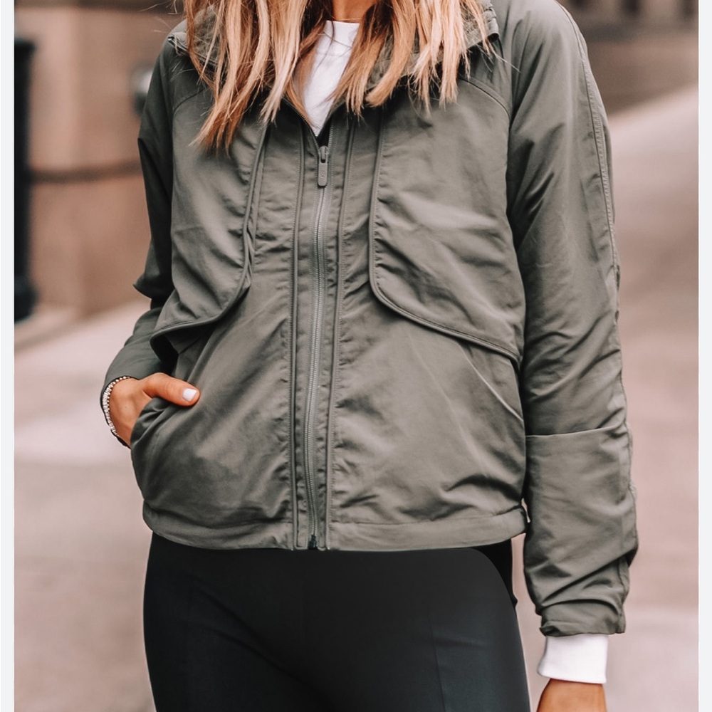 Always Effortless Jacket 🌱 Gray Sage Sz 4